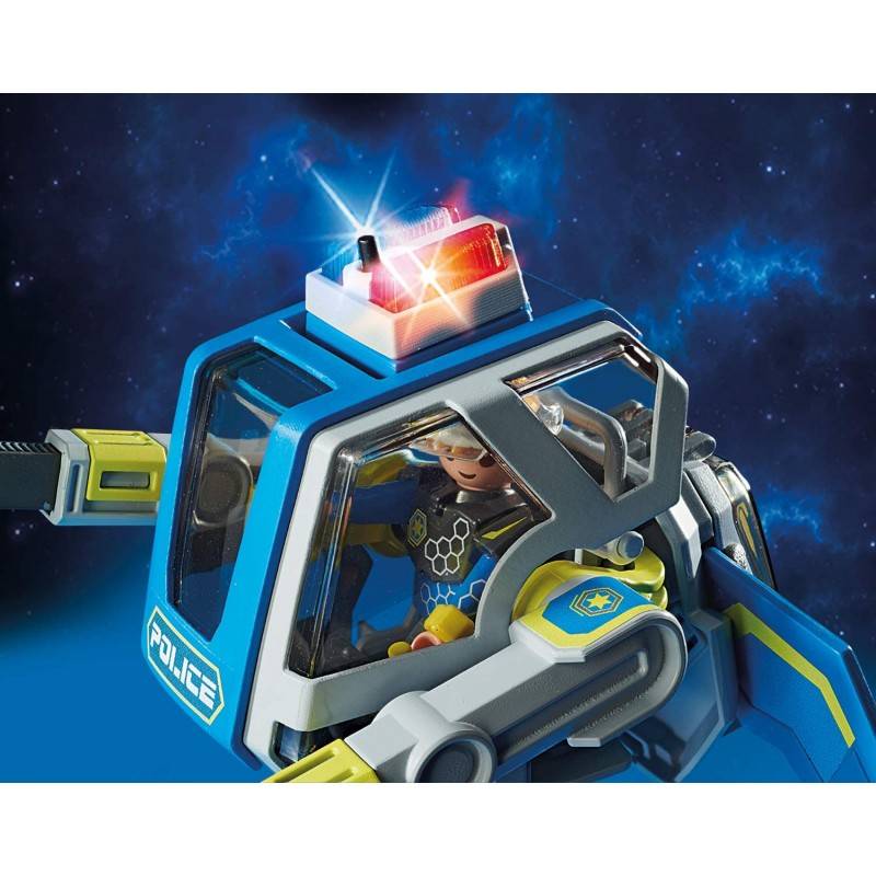 Playmobil 70021 Galaxy Police Robot with Gripper Arm and Weapon